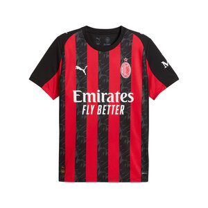 AC Milan thuisshirt 2025/2026 rood zwart vlammen